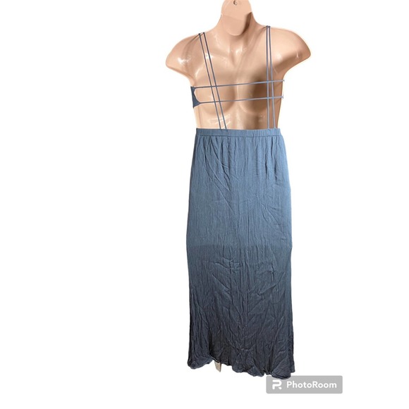 Lulu’s Gray Maxi Dress Large - Picture 3 of 7